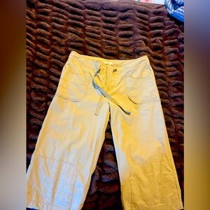 Women’s size 8 Ascend quick dri capri pants with drawstring.